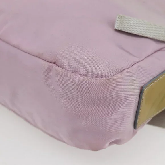 Authentic PRADA Shoulder Bag Nylon Pink Silver - Picture 7 of 16